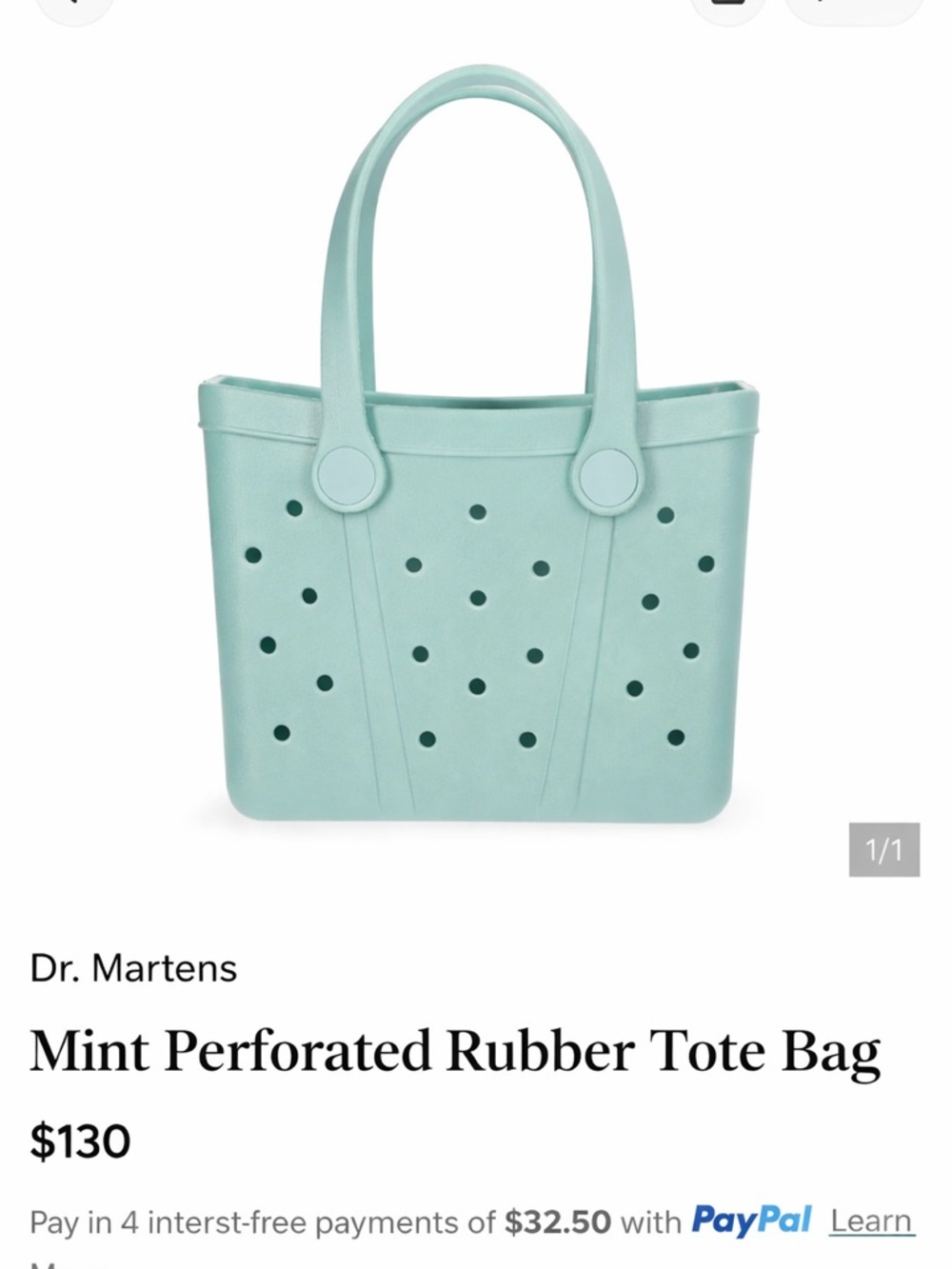 Time and Tru Women's Lightweight Mini Beach Tote Bag, Light Blue